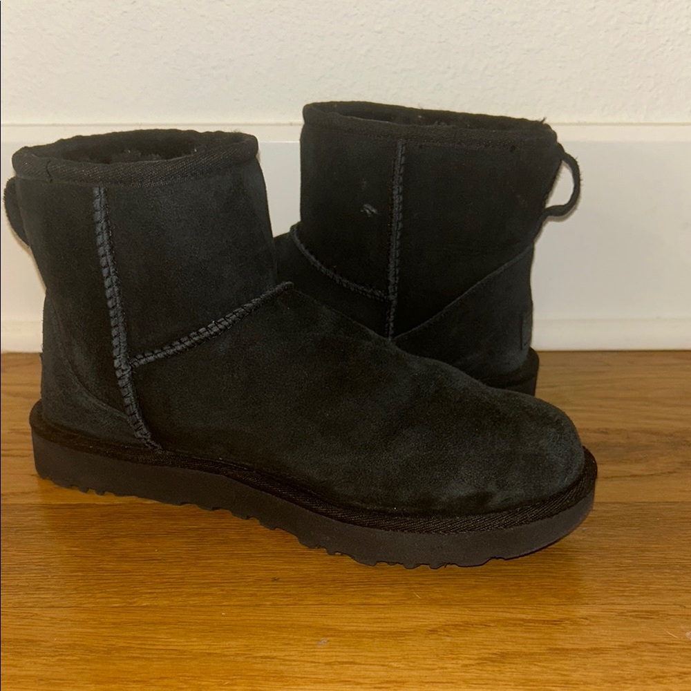 UGG Black Classic Mini Boots
